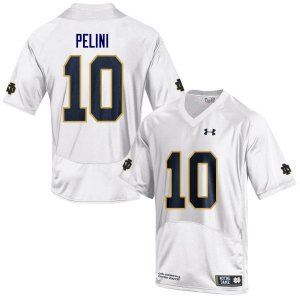 Notre Dame Fighting Irish Men's Patrick Pelini #10 White Under Armour Authentic Stitched College NCAA Football Jersey BEK7099IV